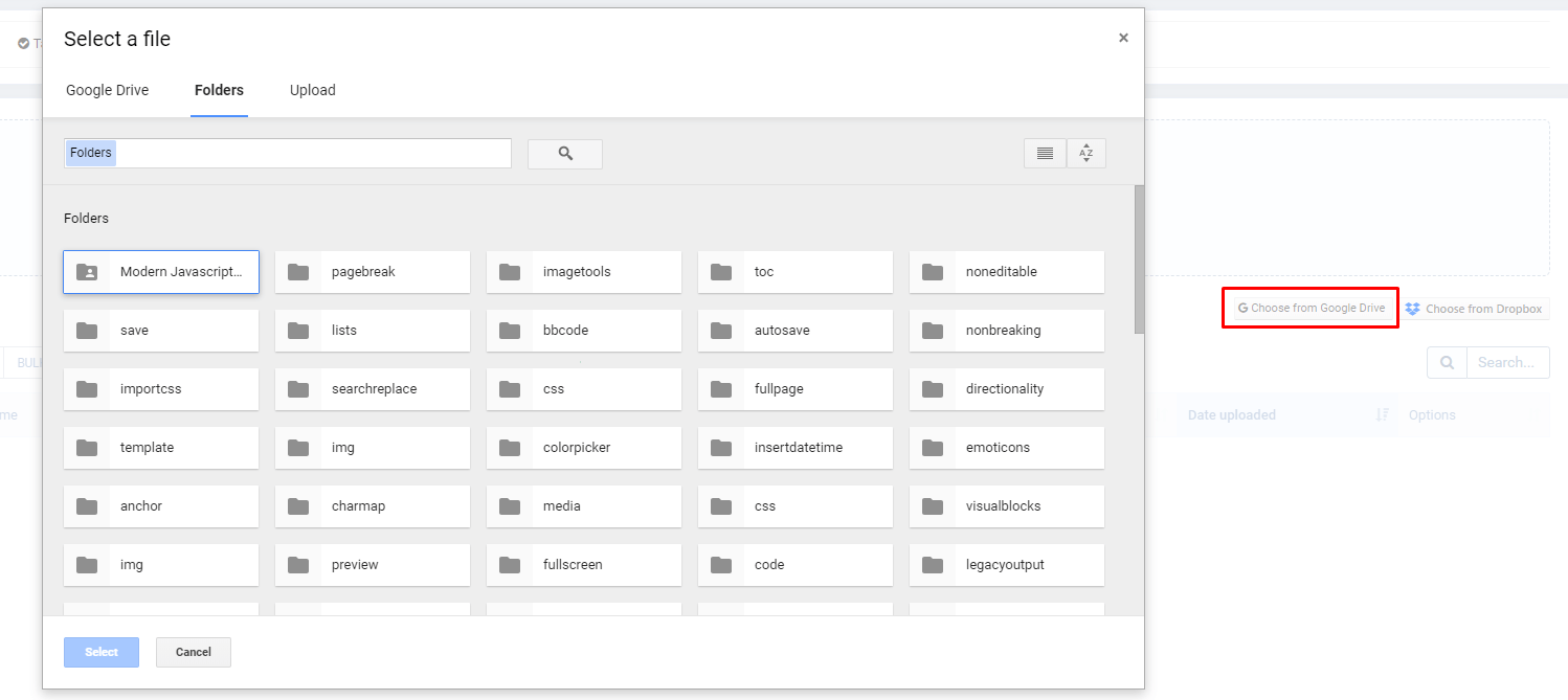 google drive et dropbox